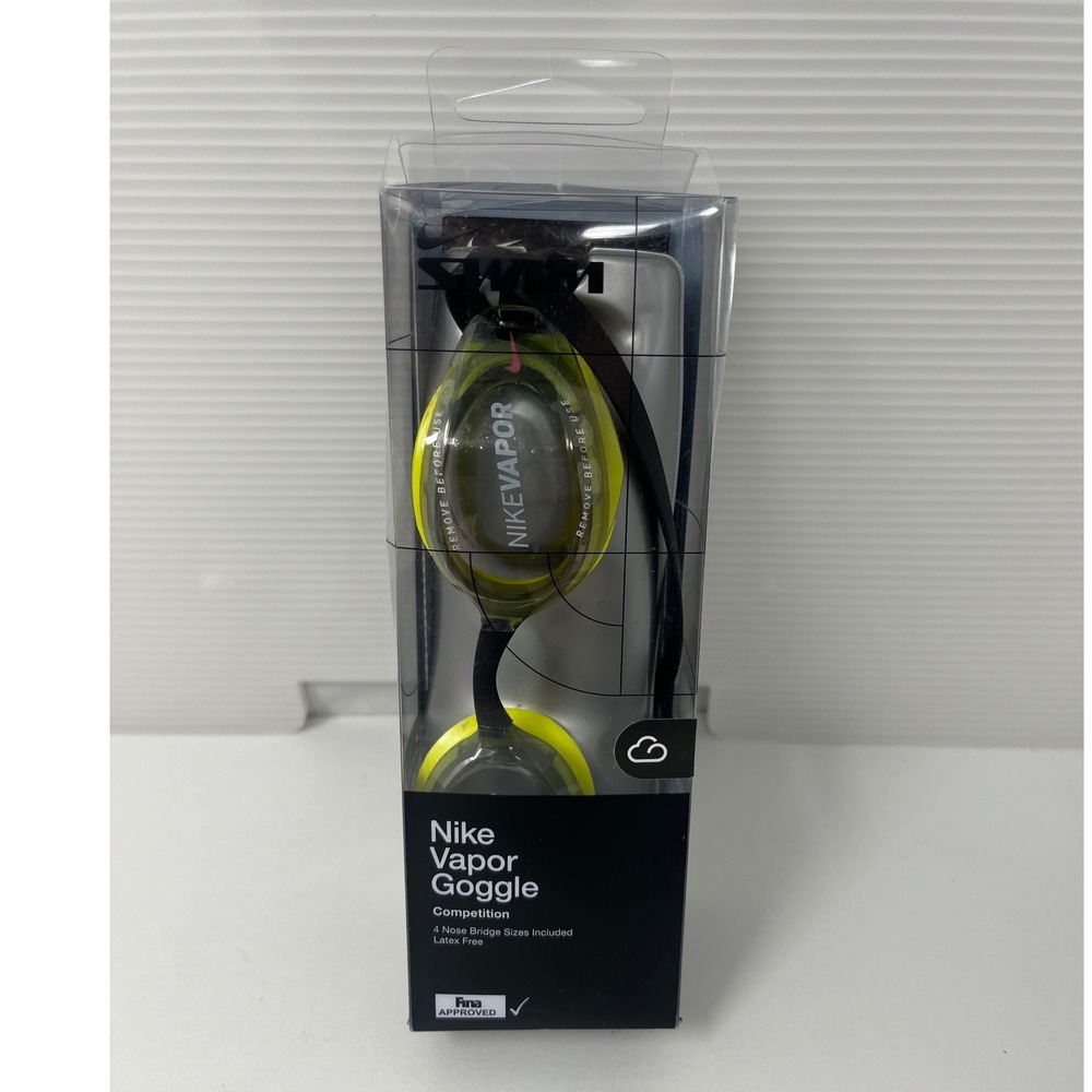 Nike Vapor Competition Swim Goggles Low Light Tint NESSA177-042 FINA Approved